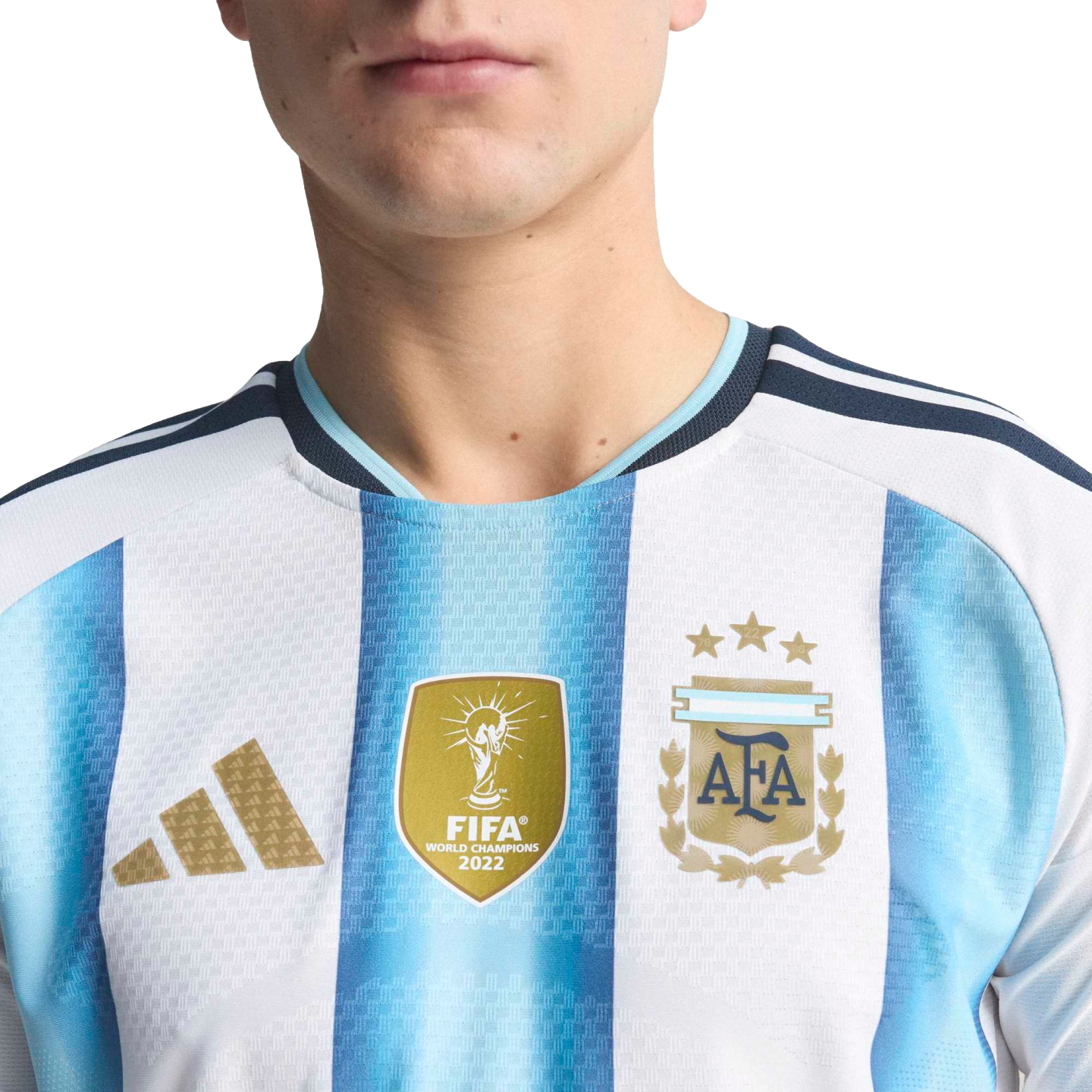 Adidas Argentina 2026 Authentic Long Sleeve Home Jersey