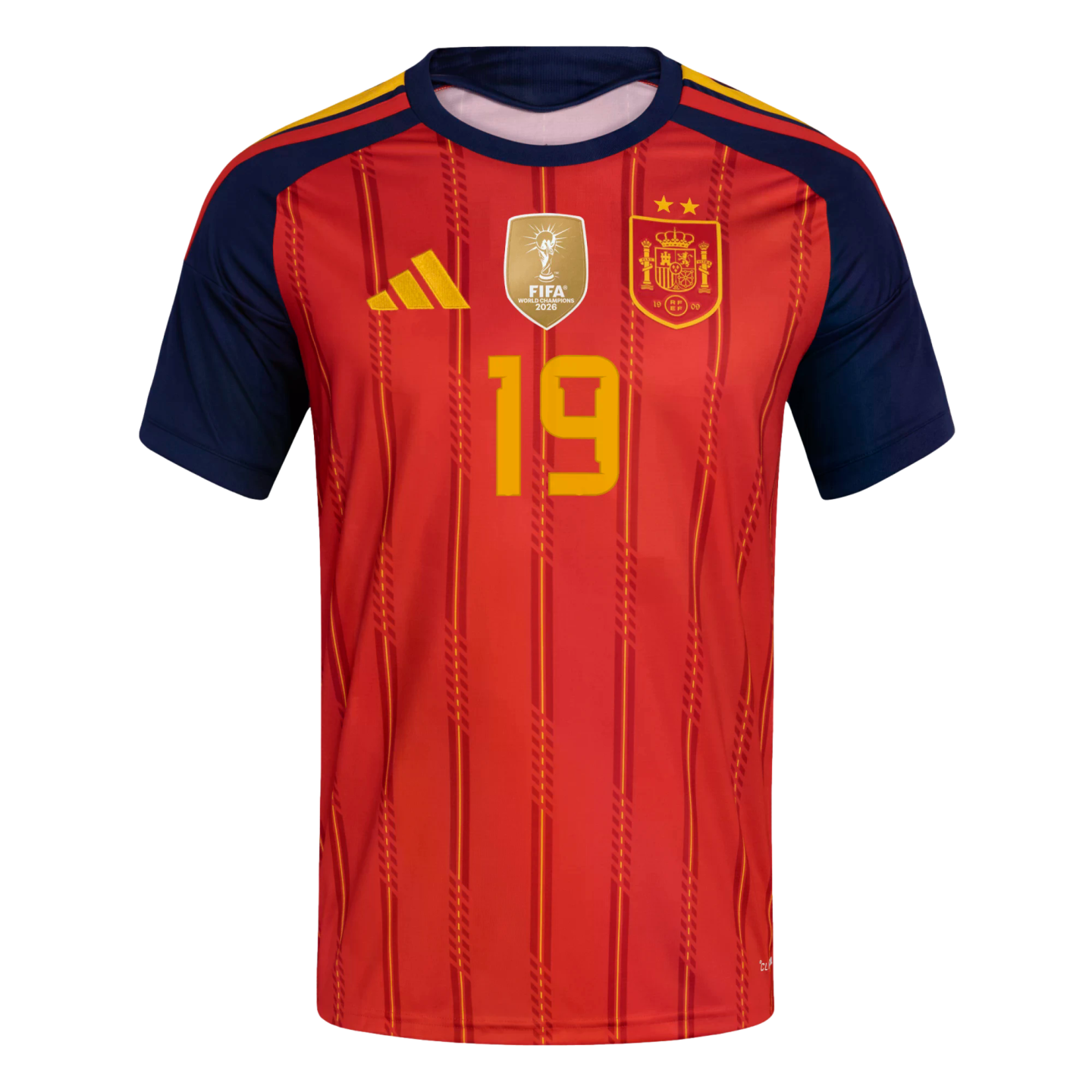 Adidas Spain 2026 2-Star Champions Lamine Yamal Home Jersey