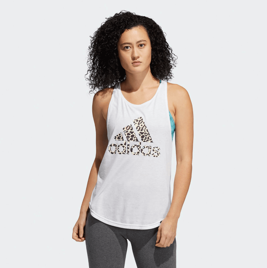 Adidas Badge Of Sport Leopard Tank Top