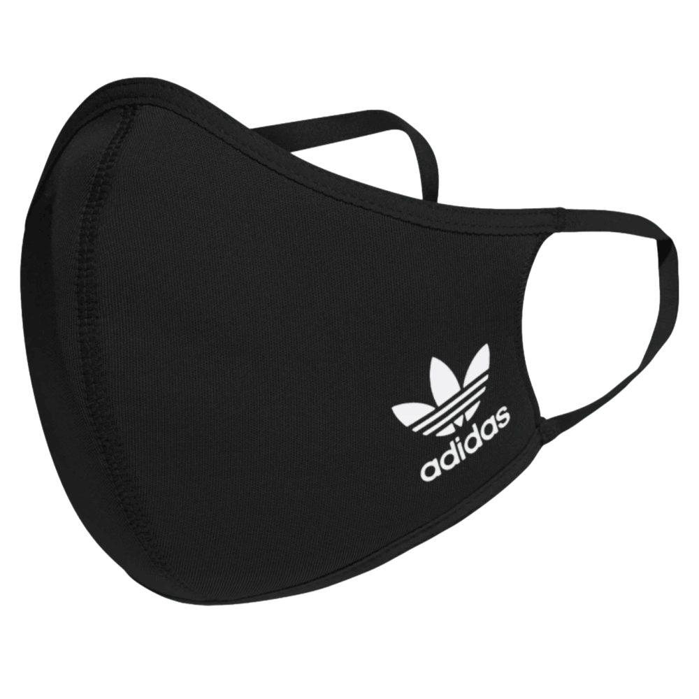 (ADID-HB7851) Adidas Face Cover Mask M/L (3 pack) [black/white]