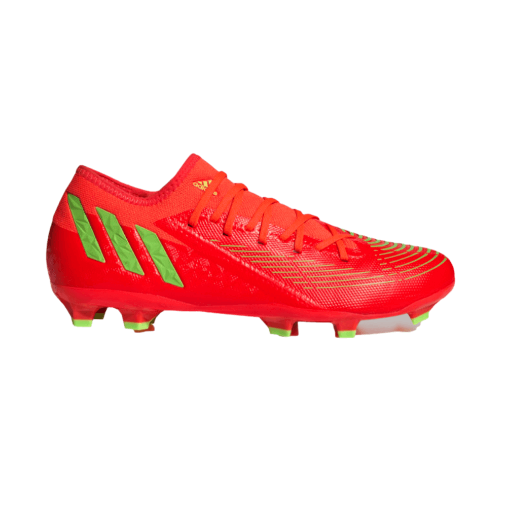 Adidas Predator Edge.3 Low Firm Ground Soccer Cleats = Red