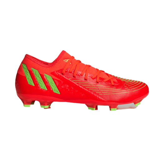 Adidas Predator Edge.3 Low Firm Ground Soccer Cleats = Red