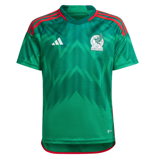 Adidas Mexico 2022 Youth Home Jersey