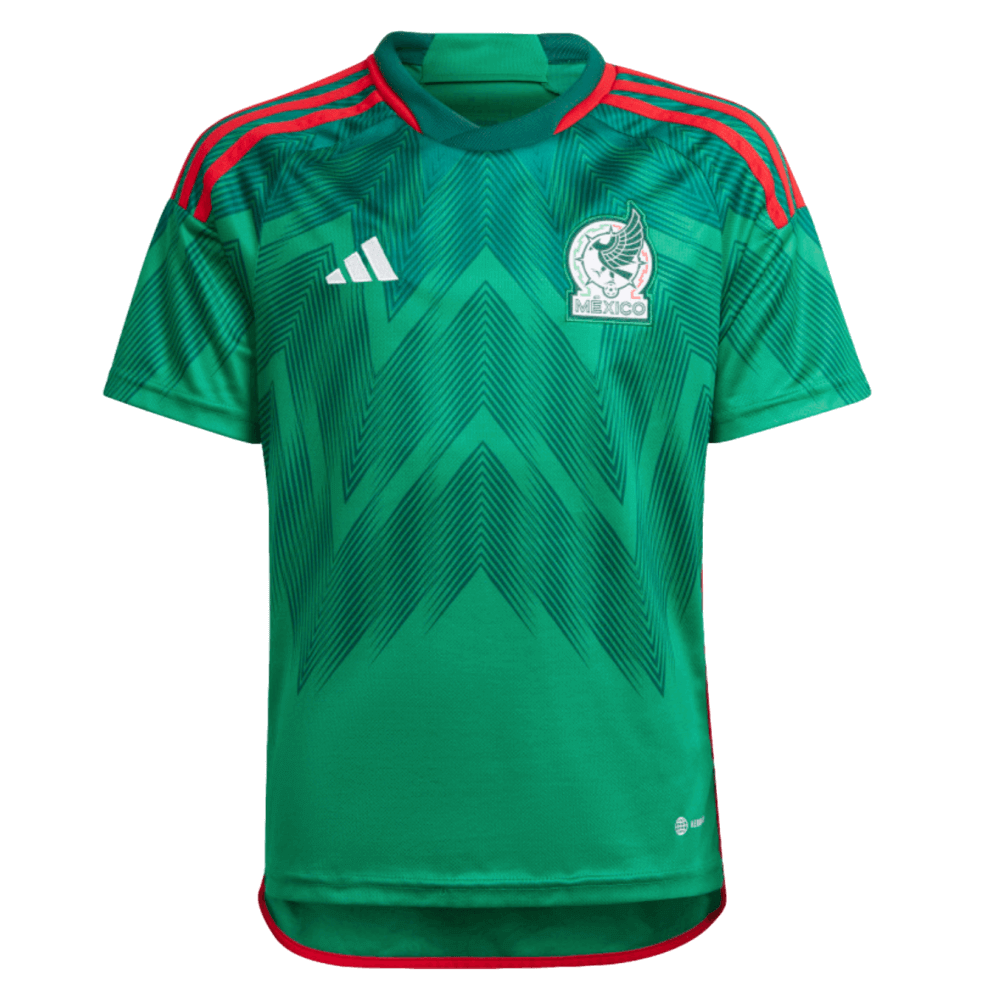 Adidas Mexico 2022 Youth Home Jersey