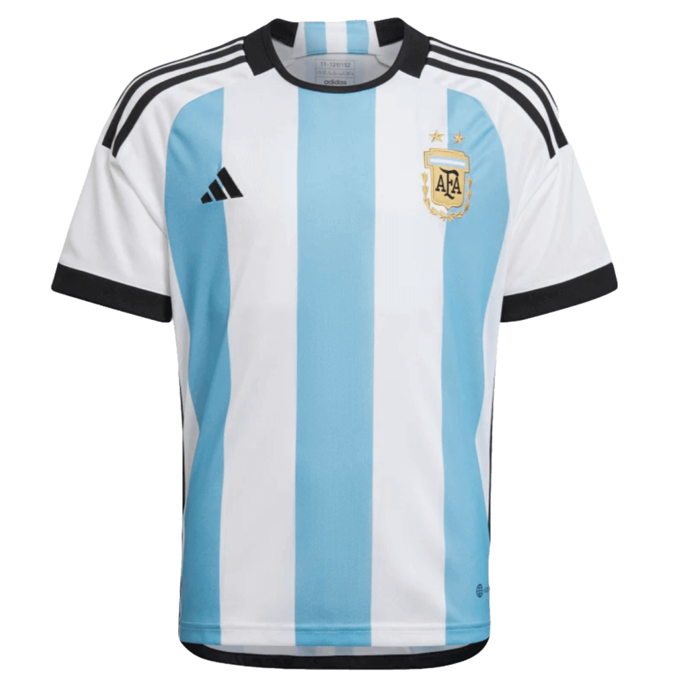 Adidas Argentina 2022 Youth Home Jersey