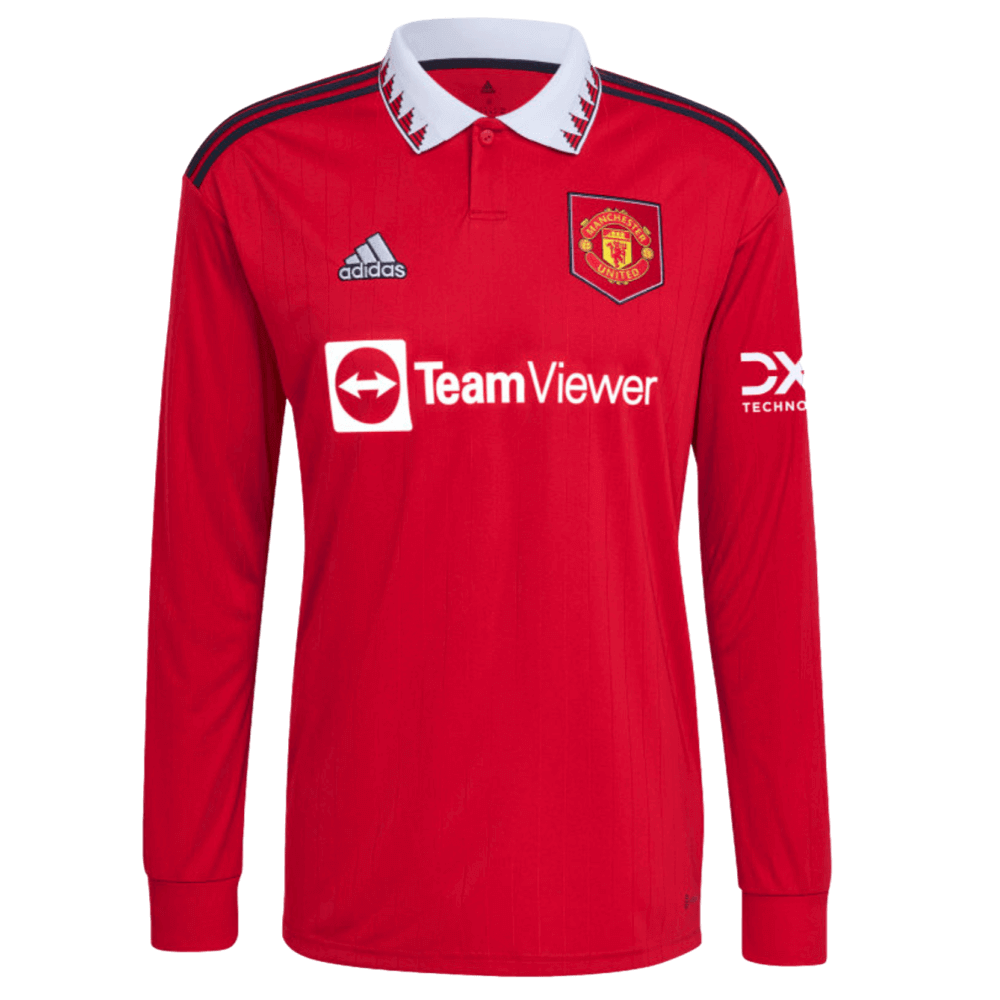 Adidas Manchester United 22/23 Long Sleeve Home Jersey