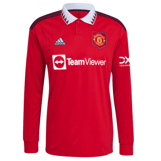 Adidas Manchester United 22/23 Long Sleeve Home Jersey