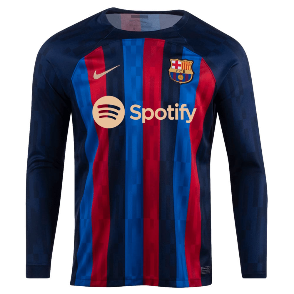 Nike Barcelona 22/23 Long Sleeve Home Jersey