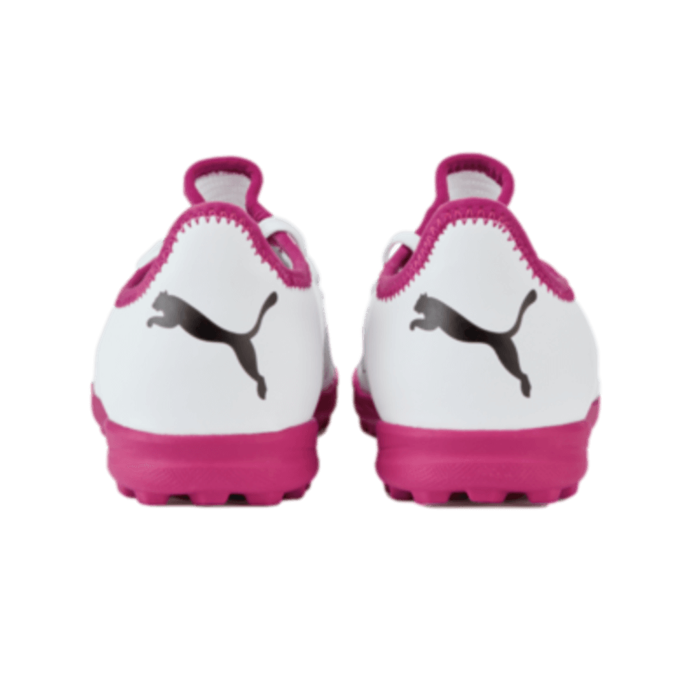 Puma Future 4.3 Youth Turf Soccer Shoes - White/Pink