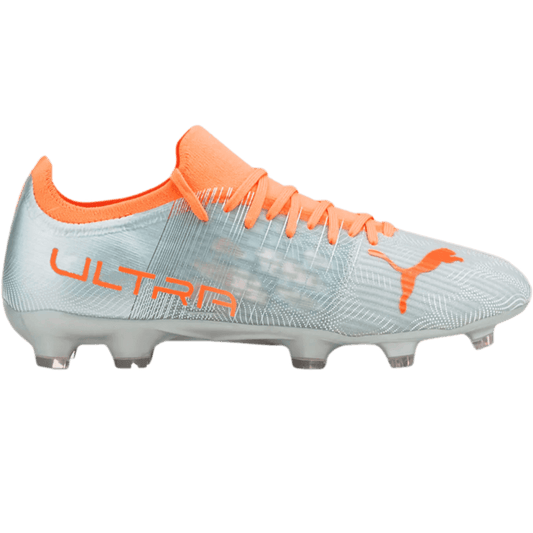 Puma Ultra 3.4 Firm Ground Soccer Cleats - Silver/Orange