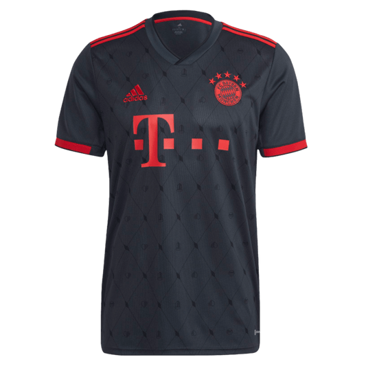 Adidas Bayern Munich 22/23 Third Jersey - Black/Red