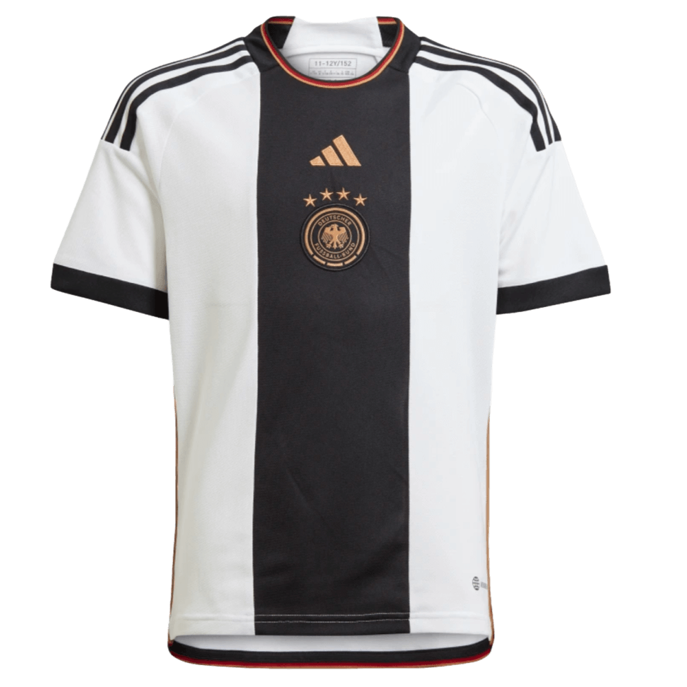 Adidas Germany 2022 Youth Home Jersey - White/Black