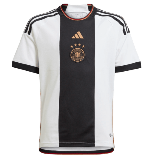 Adidas Germany 2022 Youth Home Jersey - White/Black