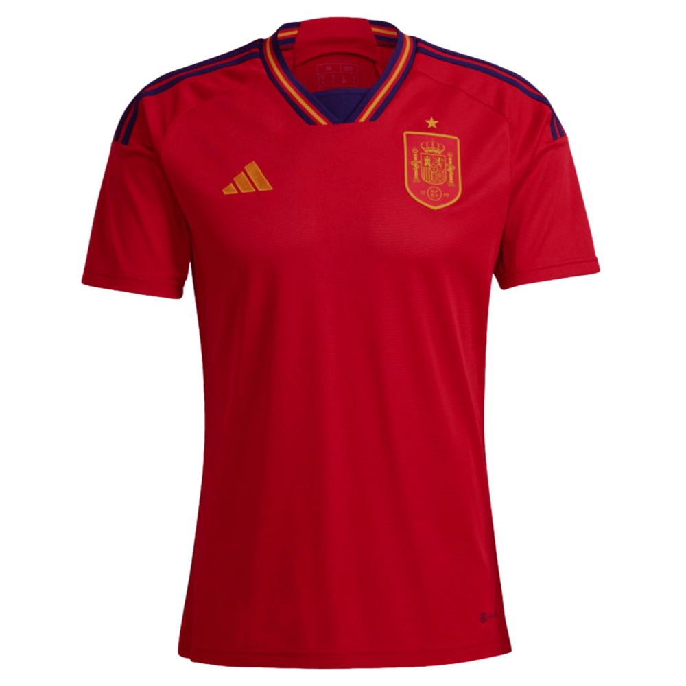 Adidas Spain 2022 Home Jersey