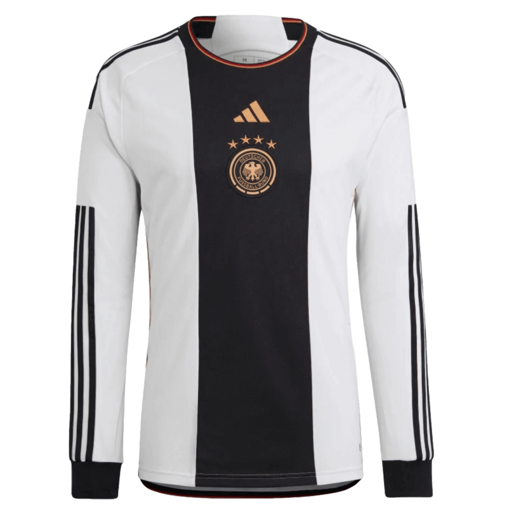 Adidas Germany 2022 Home Long Sleeve Jersey