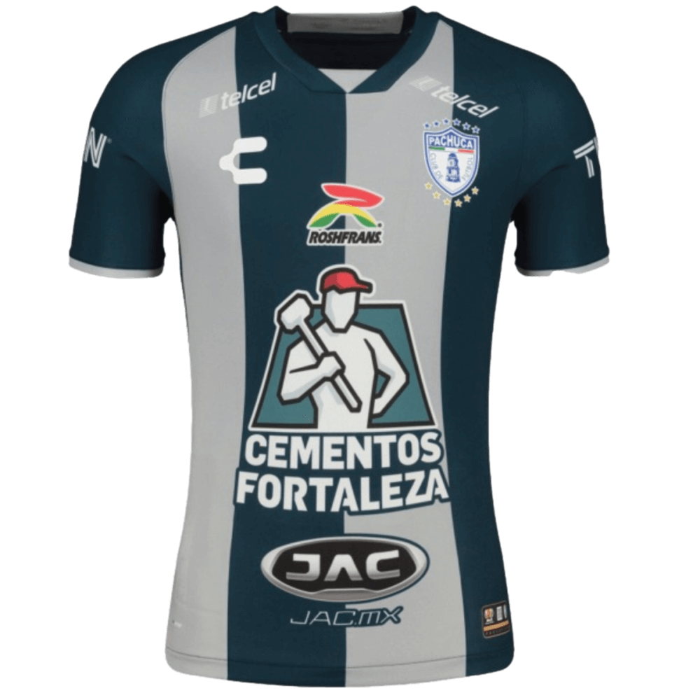 Charly Men's Pachuca 22/23 Primera Division Home Jersey - Grey