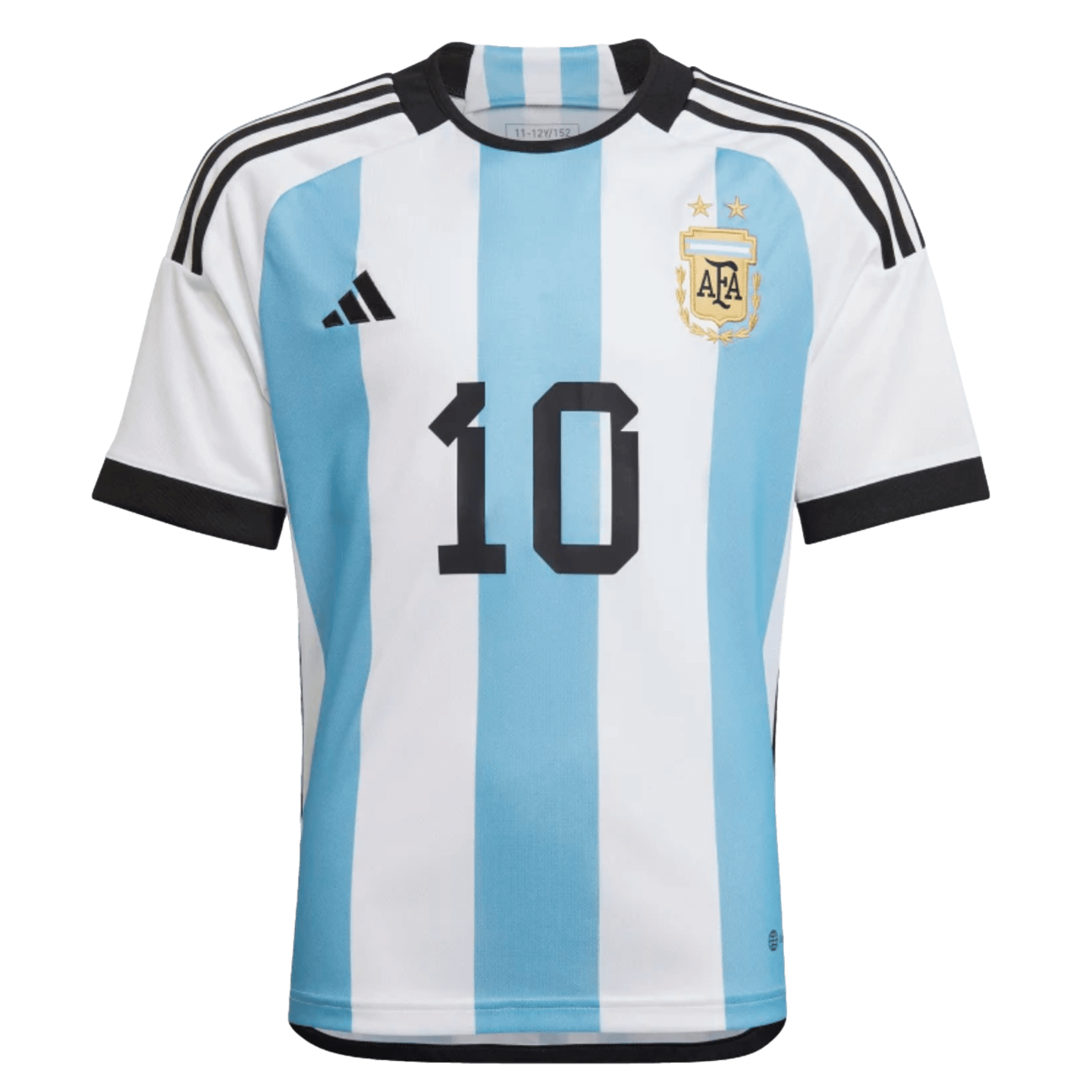 Camiseta local juvenil de Messi de Argentina 22/23 de Adidas