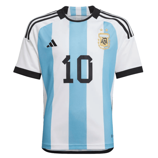 Adidas Argentina 22/23 Youth Home Messi Jersey