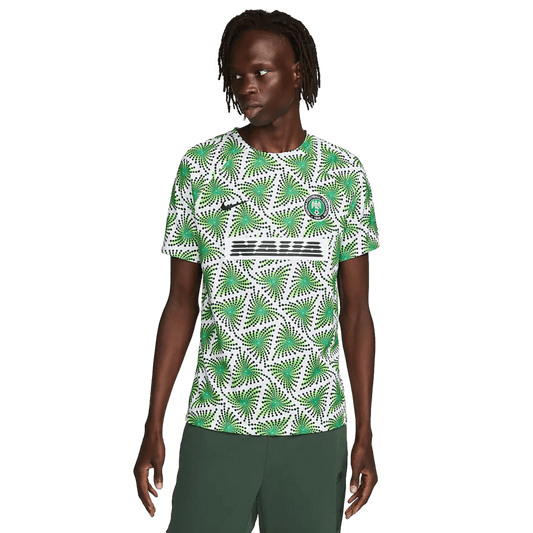 Camiseta Nike de Nigeria para antes del partido