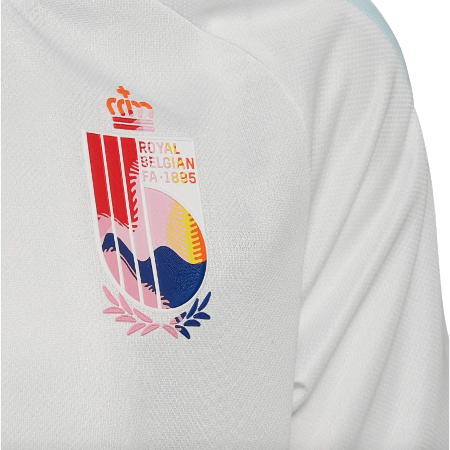 Adidas Youth Belgium 2022 Qatar World Cup Away Jersey - White / Multi