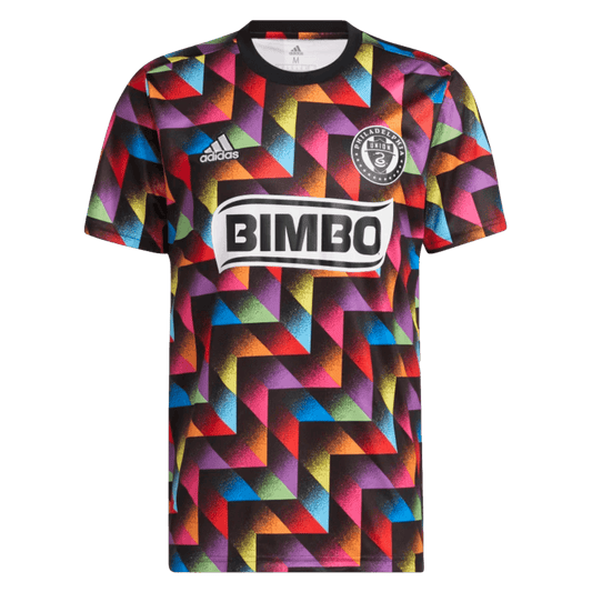 Camiseta prepartido adidas Philadelphia Union LGBT Pride