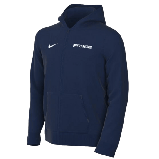 Sudadera con capucha y cremallera completa Nike France para jóvenes