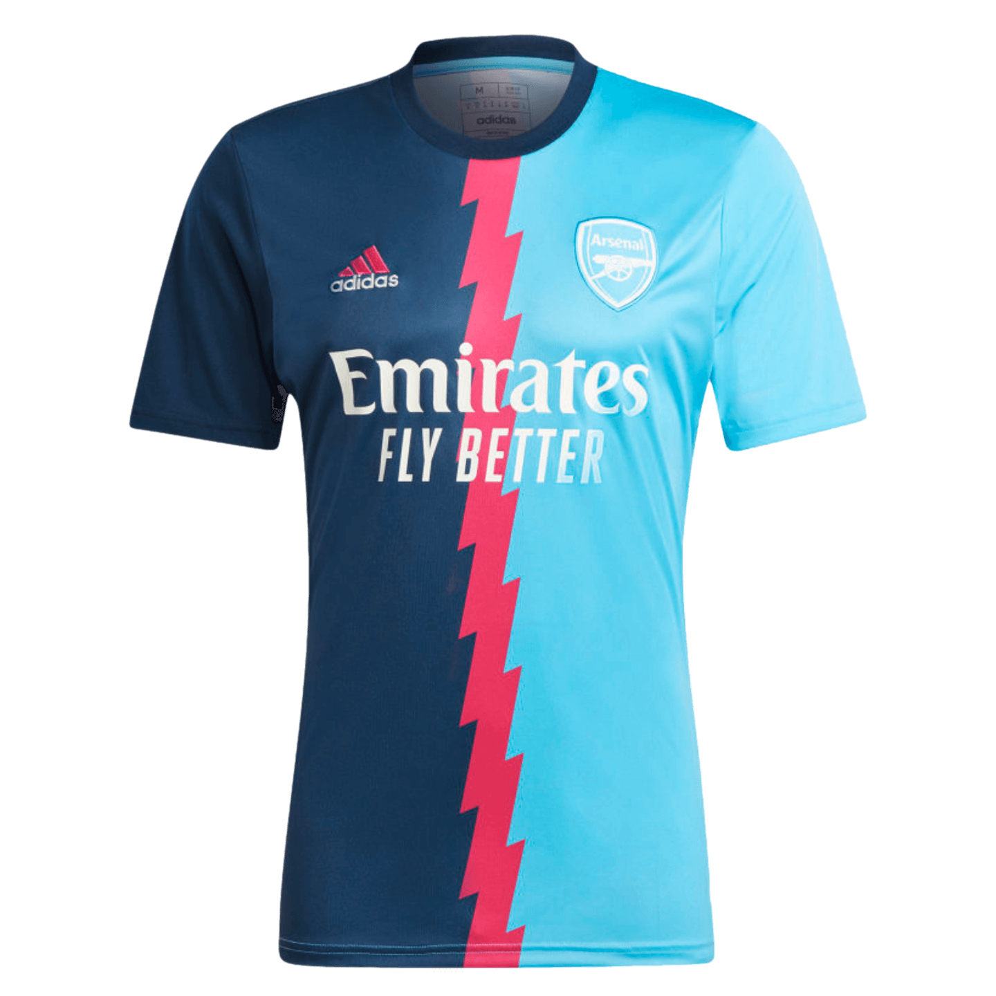 Camiseta prepartido del Arsenal de Adidas