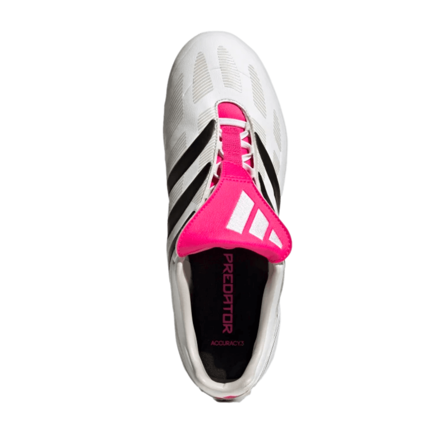 Adidas Predator Precision.3 FG Soccer Cleats - White / Black / Pink