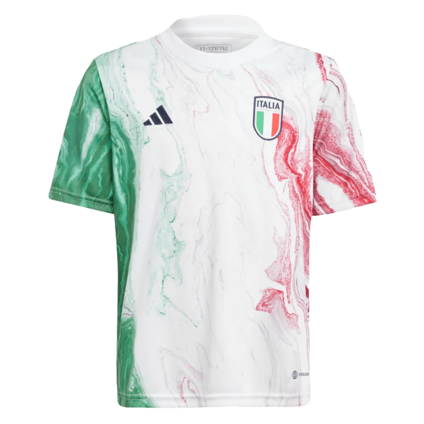 Adidas Italy Youth Pre-Match Jersey