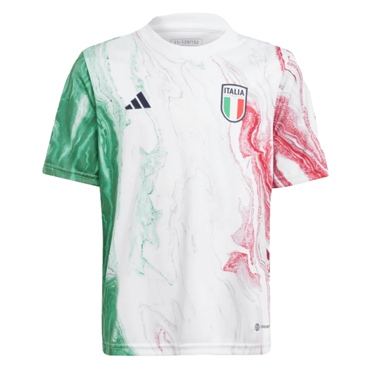 Adidas Italy Youth Pre-Match Jersey