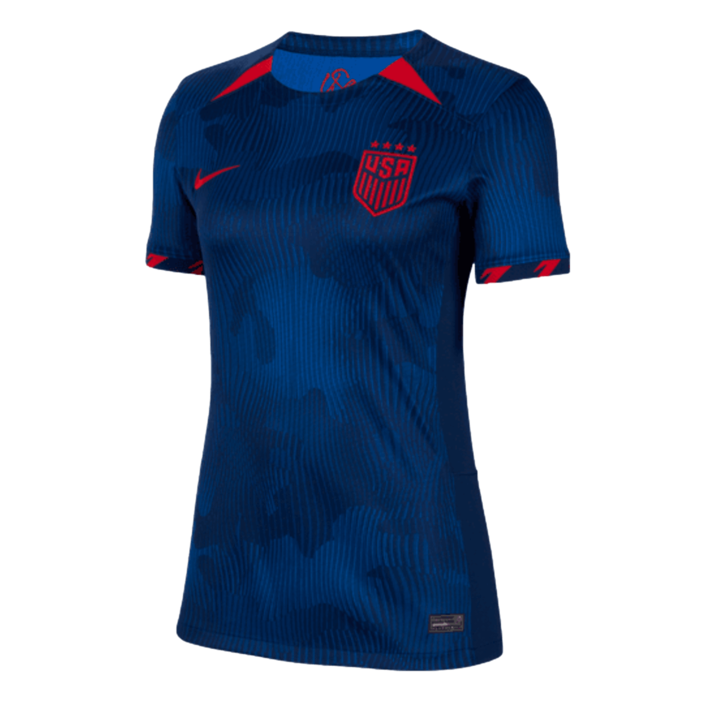 Camiseta visitante Nike USA 2023 4 estrellas para mujer