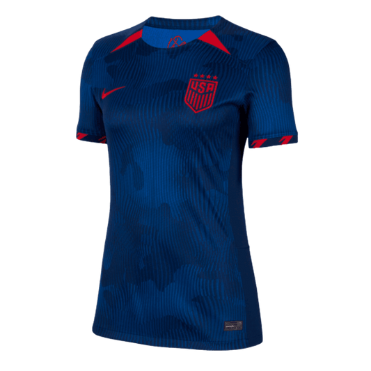 Camiseta visitante Nike USA 2023 4 estrellas para mujer