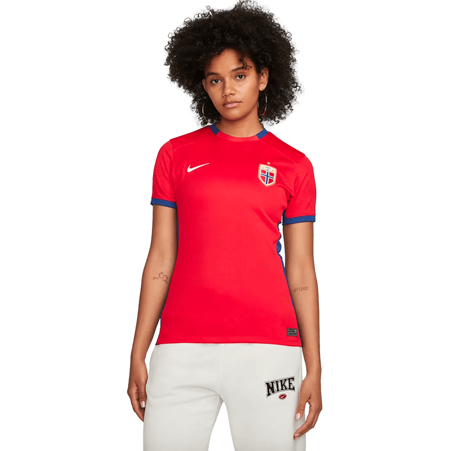 Camiseta local Nike Noruega 2023 para mujer