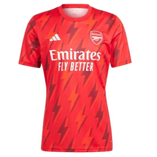 Camiseta prepartido del Arsenal de Adidas