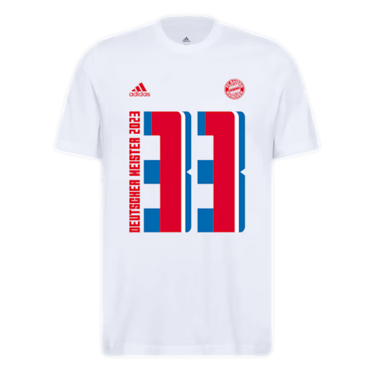 Adidas Bayern Munich 2023 Bundesliga Champions Tee