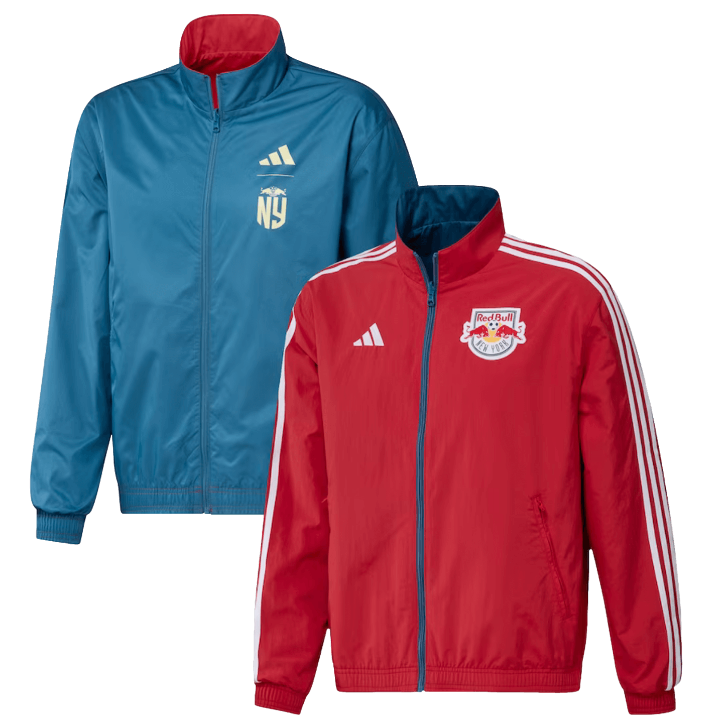 Chaqueta reversible Anthem de los New York Red Bulls de Adidas