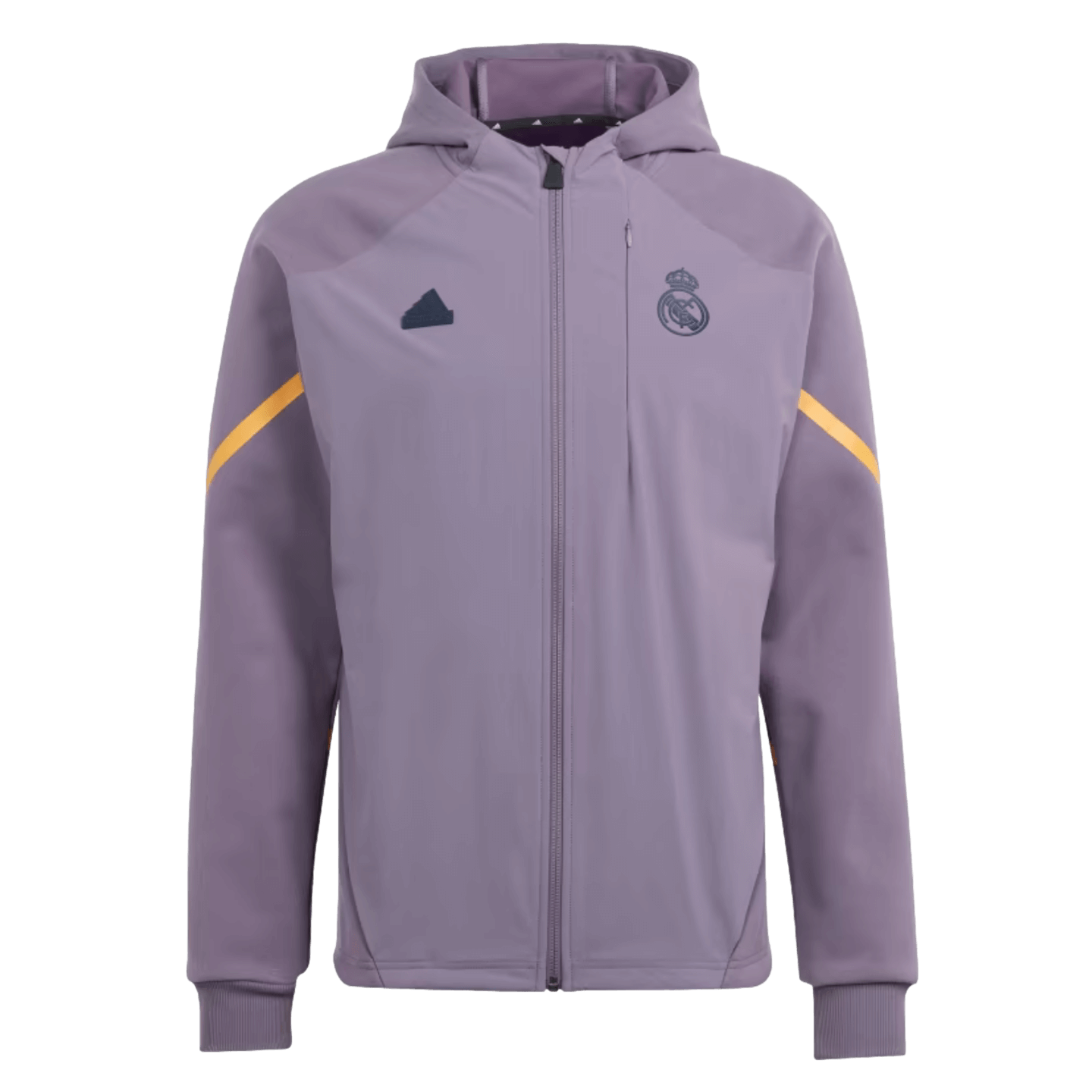 Sudadera con capucha y cremallera completa del Real Madrid de Adidas Designed for Gameday