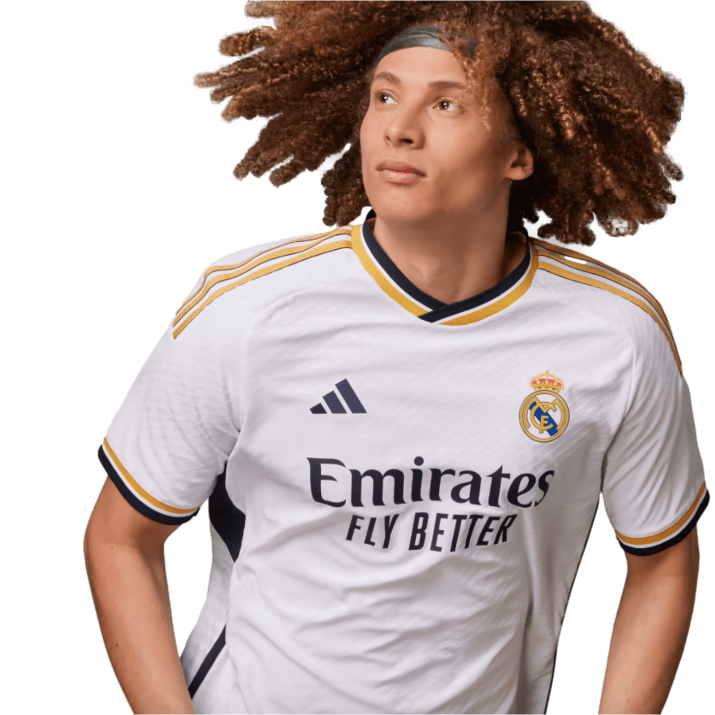 Camiseta local auténtica del Real Madrid 23/24 de Adidas