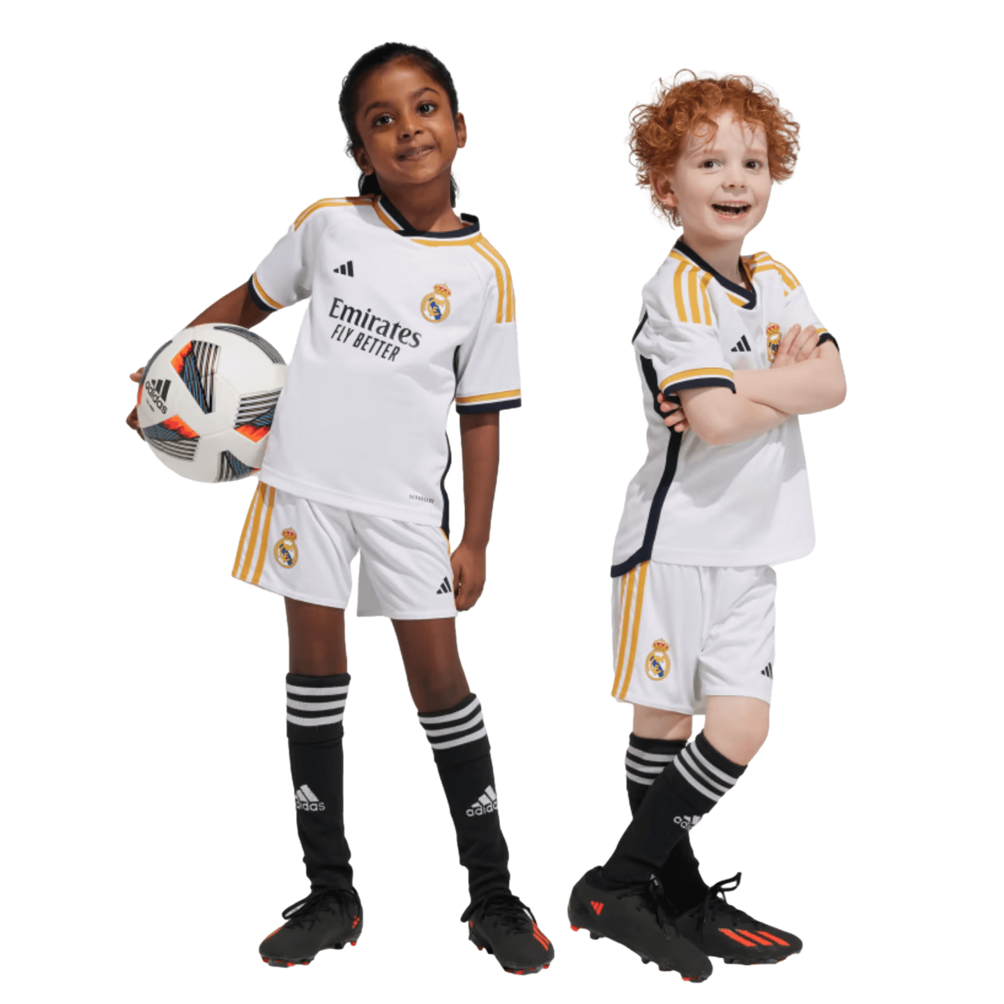 Minikit local Adidas Real Madrid 23/24 para niños pequeños