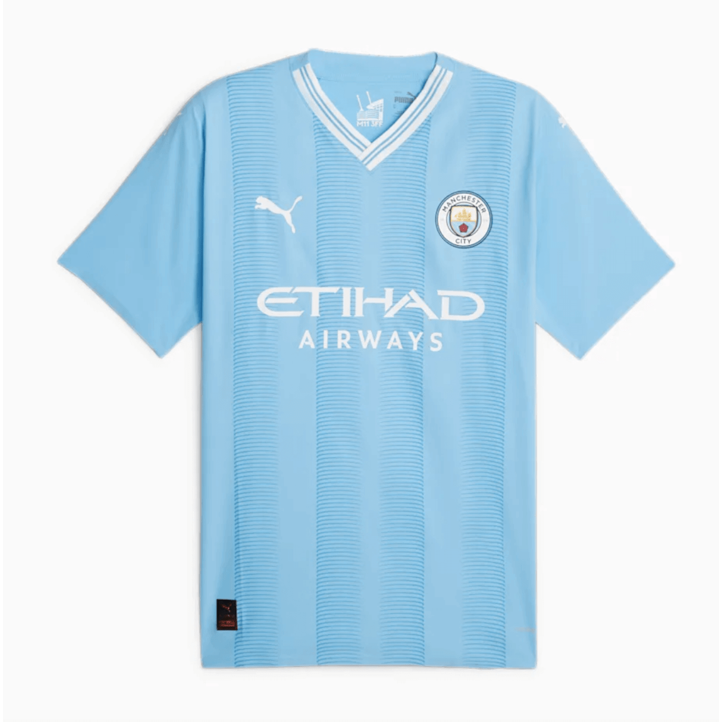 Camiseta de local auténtica del Manchester City 23/24 de Puma