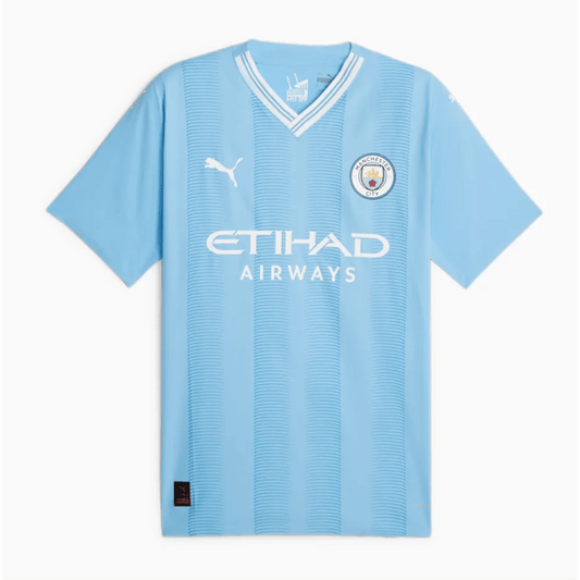 Camiseta de local auténtica del Manchester City 23/24 de Puma