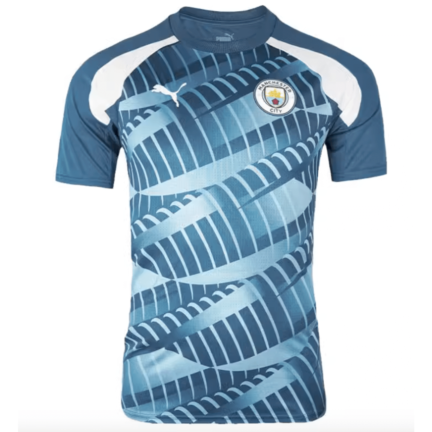 Camiseta de prepartido del Manchester City de Puma