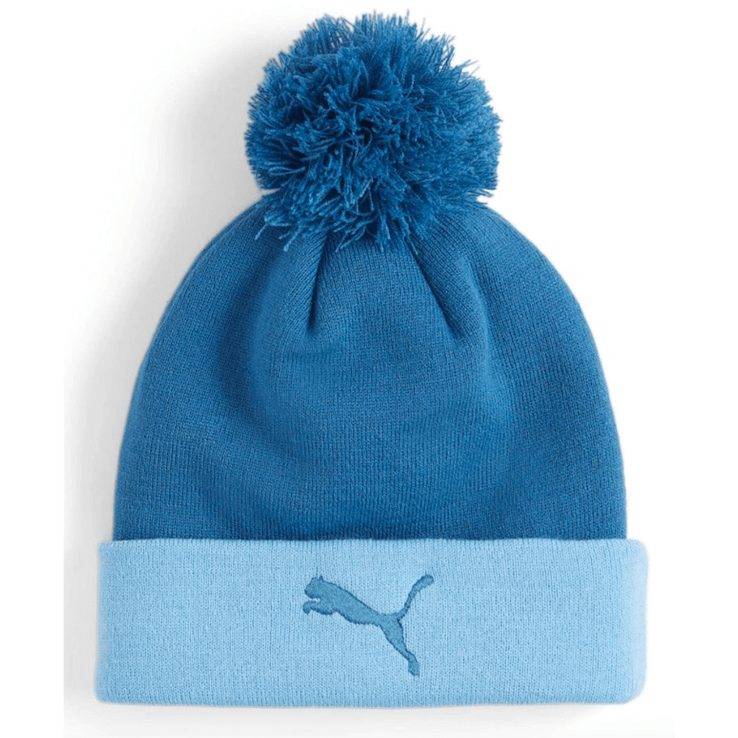 Gorro con pompón para aficionados del Manchester City de Puma