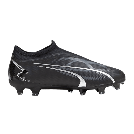 Botas de fútbol para terreno firme sin cordones Puma Ultra Match para jóvenes