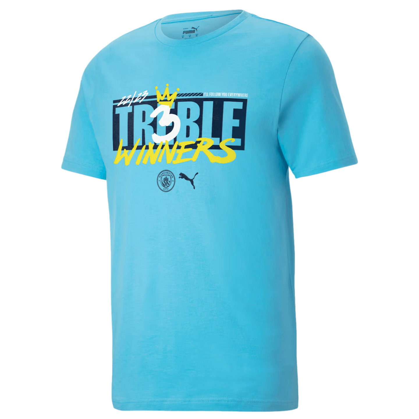 Puma Manchester City 22/23 Treble Winners Youth Tee