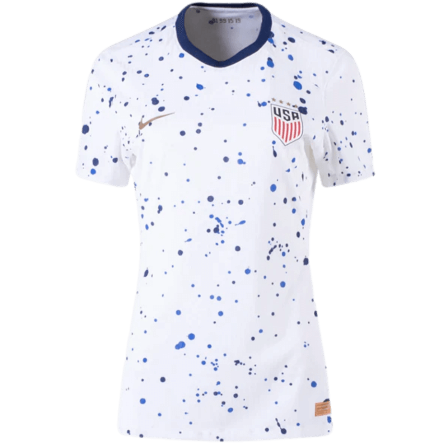 Camiseta de local auténtica de 4 estrellas de Nike USA 2023 para mujer