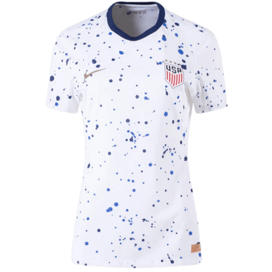 Camiseta de local auténtica de 4 estrellas de Nike USA 2023 para mujer