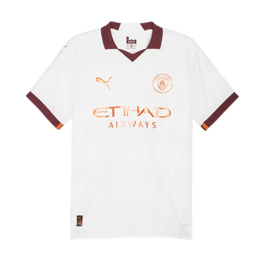 Camiseta de visitante auténtica del Manchester City 23/24 de Puma