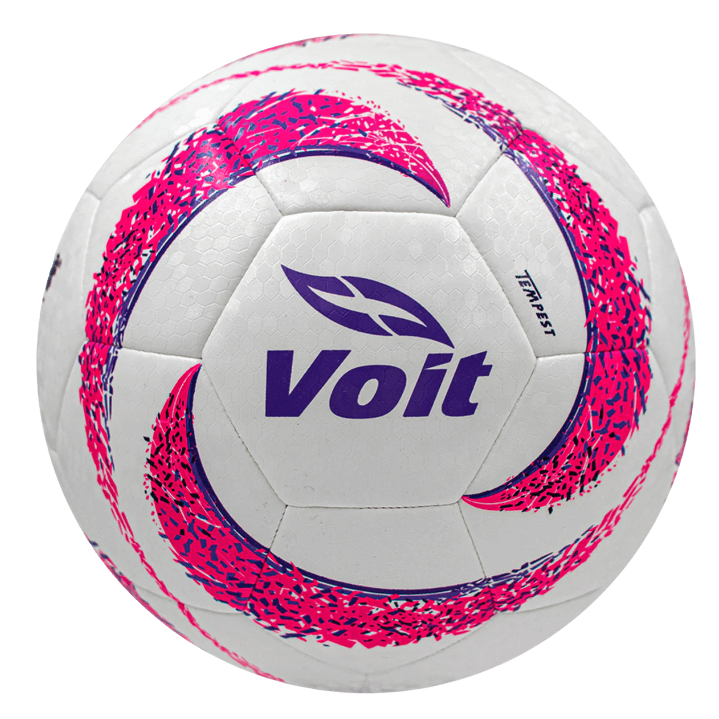 Balón de fútbol híbrido de entrenamiento Voit Tempest Pink Apertura 23