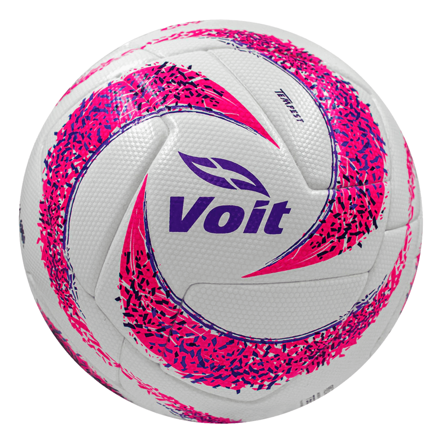 Balón de fútbol oficial Voit Tempest Pink Apertura 23